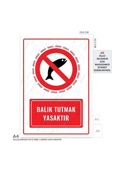 Posterya Ul01587-A4 - Fishing Prohibited Warning Sign (21.6×30.3cm)