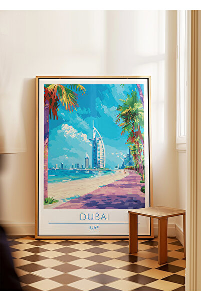 ARTHOUSECOLLECTIVE Dubai poster - Putnički poster - Gradski poster bez okvira...