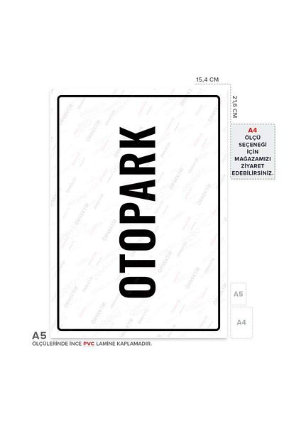 Posterya Ul01781-A5 - Parking Warning Sign (15.4×21.6cm)