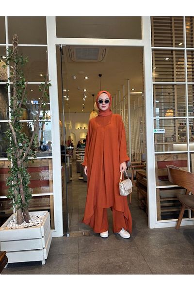 NS Moda Hijab Mina Set Tile Model-538