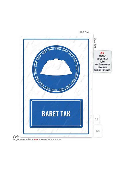 Posterya Ul01110-A4 - Hard Hat Plug Warning Sign (21.6×30.3cm)
