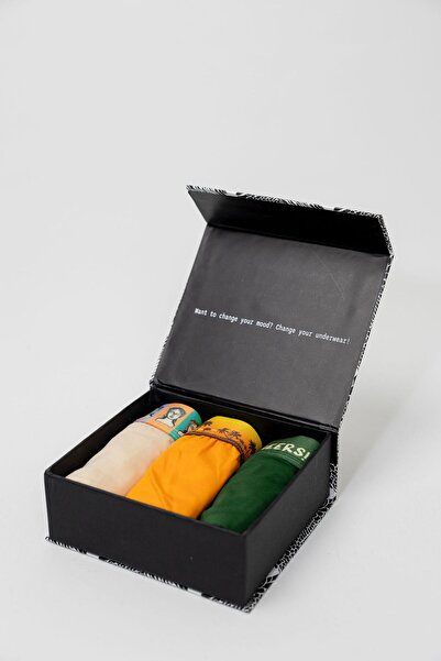 bacchus Couture 3'lü Yumuşak Ve Nefes Alabilir Pamuklu Erkek Boxer - Şık Ve R...