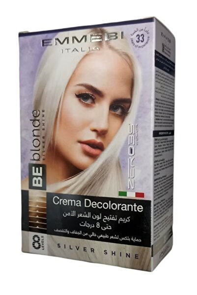 emmebi كريم تفتيح لون الشعر الامن حتى 8 درجات