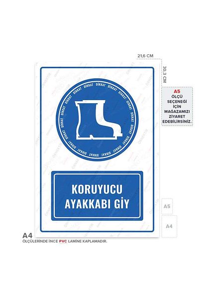 Posterya Ul01140-a4 - لافتة تحذيرية للارتداء الواقي (21,6×30,3 سم)