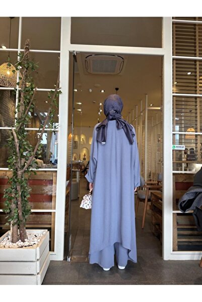 NS Moda Gray Model Hijab Mina Set - 538