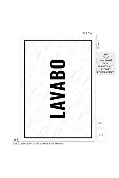 Posterya Ul01806-A5 - Sink Warning Sign (15.4×21.6cm)