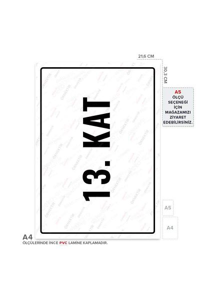 Posterya Ul01883-A4 - 13. Floor Warning Sign (21.6×30.3cm)