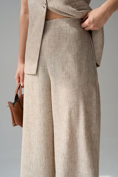 CELITA Buttoned Lined Vest & Oversize Elastic Waist Trousers New Season Women's Set