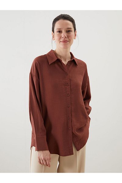 LC Waikiki LCWAIKIKI Classic Loose Fit Γυναικείο Πουκάμισο T T