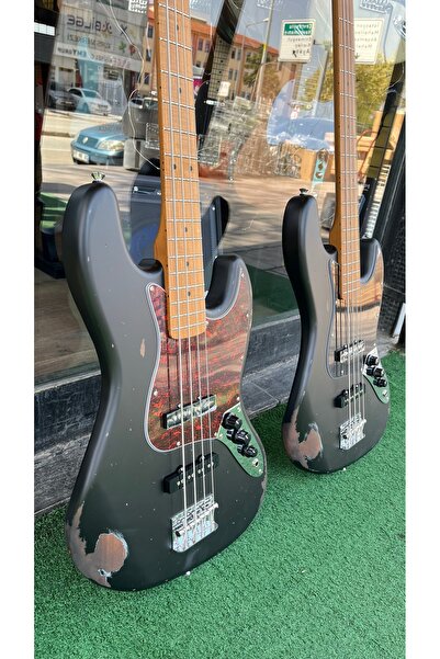 3M Atölye Relic Bass Gitar 4 Telli Bas Gitar Eskitme Tasarım