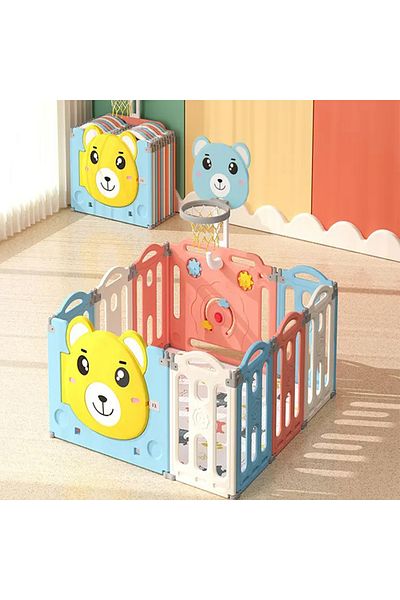 FULLJOY Foldable children's playroom 148*115*62, multi-color