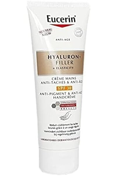 Eucerin Hyaluronic Filler Hand Cream with SPF 30, Anti-Aging Formula