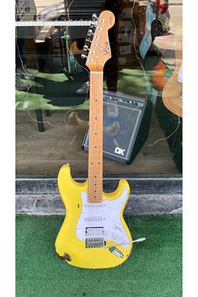 3M Atölye Relic Elektro Gitar HSS Manyetik Eskitme Tasarım Elektro Gitar