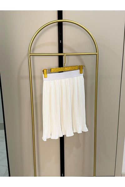 PAWWY Pleated Ecru Skirt Underwear Pleated Combination