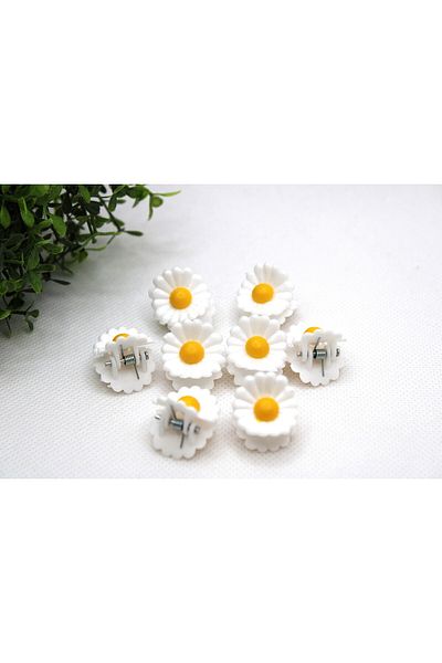 Tezcan Aksesuar Cataramă cu zăvor model Little Daisy (pachet de 8)