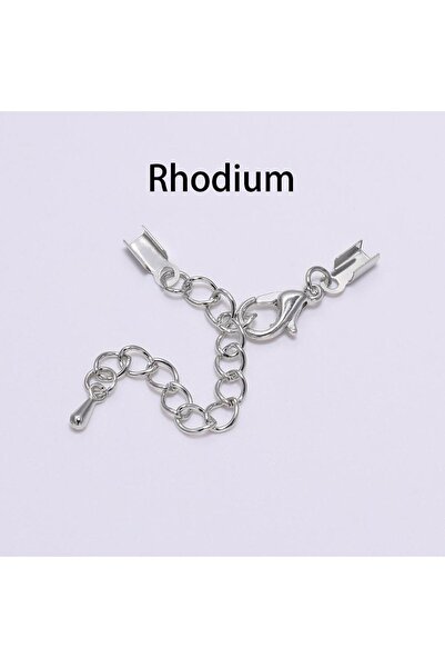 Choice 3 مم × 10 قطع من الروديوم، 10 قطع/مجموعة، أغطية أطراف مجعدة، مشابك جرا...