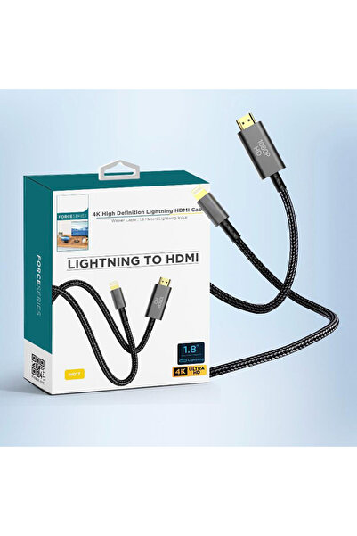 ZUIDID Lightning To Ultra Hd HDMI Görüntü Aktarım Kablosu 1.8 mt Gold