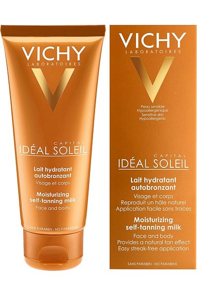 Vichy حليب ترطيب التسمير الذاتي من كابيتال إيديال سوليه، 3.38 أونصة سائلة