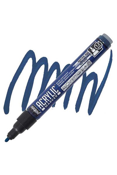 Pebeo Deco Acrylic Marker - 1.2mm Night Blue