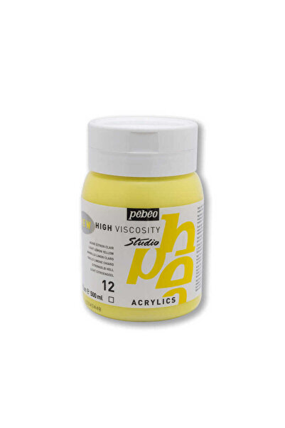 Pebeo Studio Akrilik Boya 500ml Kavanoz 171-12 Light Lemon Yellow