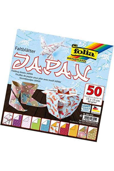 Folia Origami Kağıt 15x15 Japan 50 Tabaka