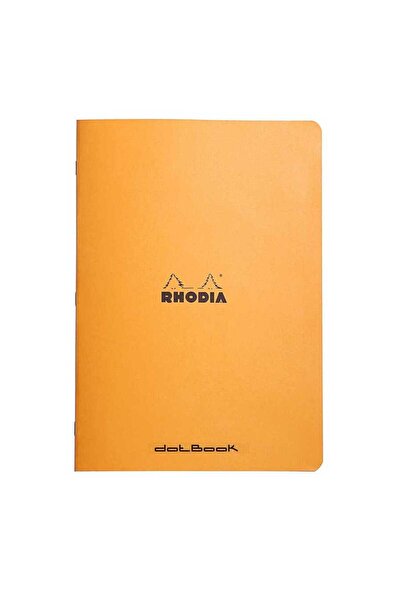 Rhodia A4 Dotted Orange Cover Notebook 48 Sheets