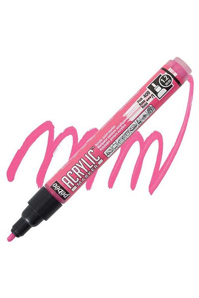 Pebeo Deco Acrylic Marker - 1.2mm Pink