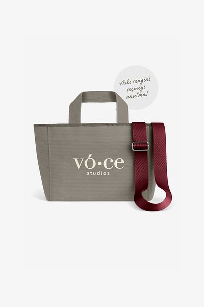 voce studios Canvas Stone Medium Bag