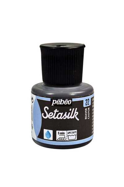 Pebeo Setasilk Ipek Boya 45ml Şişe - 22 Beaver Brown