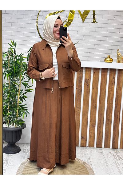 Meryemce Butik ΑΘΛΗΤΙΚΟ ΣΕΤ ΕΠΙΠΕΔΟΥ ΜΕ ΠΕΡΙΣΤΕΡΙΑ (άνετη εφαρμογή)