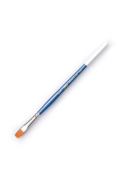 Pebeo 666 38 Златна синтетична плоска акрилна четка с къса дръжка