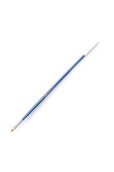 Pebeo 555 - 02 Golden Synthetic Flat Cut Long Handle Acrylic Brush
