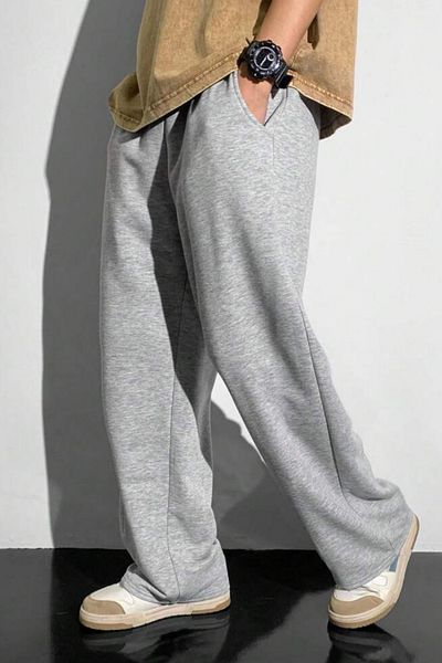 BSBSPOR Adjustable Baggy Long Sweatpants - Black/Grey/Anthracite