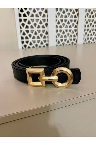 Supremacy Gold Buckle Belt