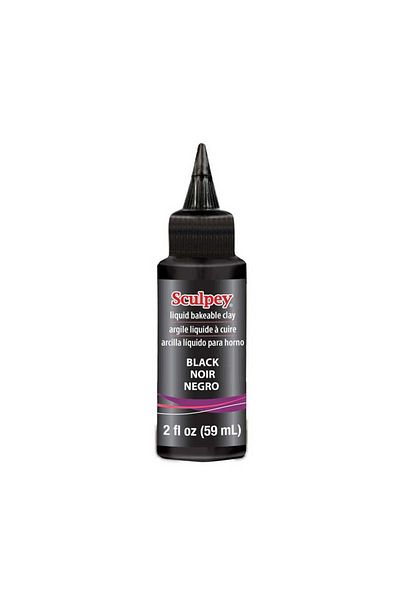 Sculpey Black 59ml Liquit Sculpy Polymer Clay
