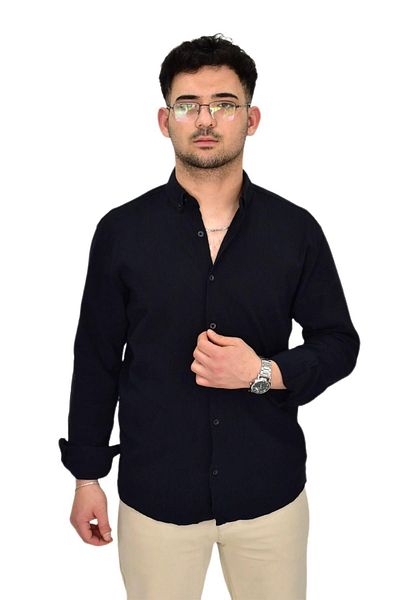 DYNAMO Ανδρικό αθλητικό πουκάμισο Regular Fit 9601 BGL-ST04412