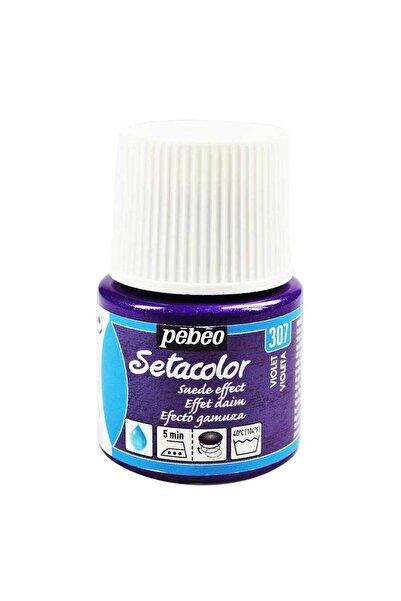 Pebeo Setacolor Süet Efektli Opak Kumaş Boya 45ml Şişe - 307 Violet