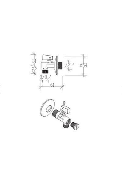 Tema Global On/Off - Filtered Intermediate Faucet 1 Blister Pack
