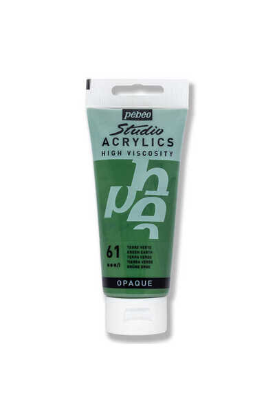 Pebeo Studio Akrilik Boya 100ml 831-61 Green Earth
