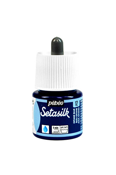 Pebeo Setasilk Ipek Boya 45ml Şişe - 12 Gitane Blue