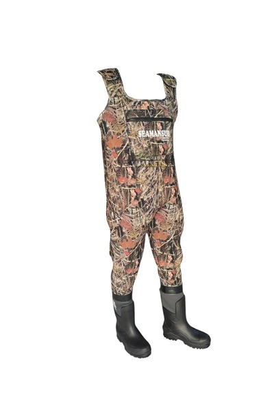 Seamansub 1200 Tinsulate Yeni Nesil Çizmeli 5mm Neopren Tulum Çizme - 43