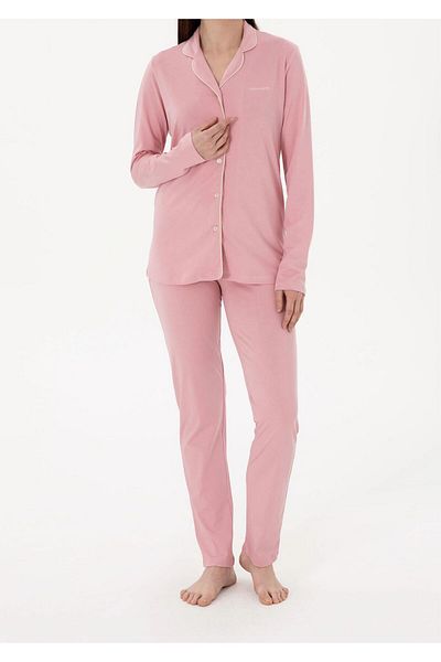 Pierre Cardin Set de pijamale cu guler cămașă pentru femei