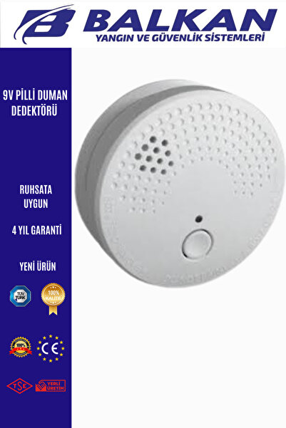 Balkan Ticaret 9V Pilli duman dedektörü