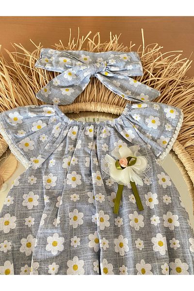 EBRU ÖZÖRGÜCÜ Daisy Overalls Bandana Socks Suit