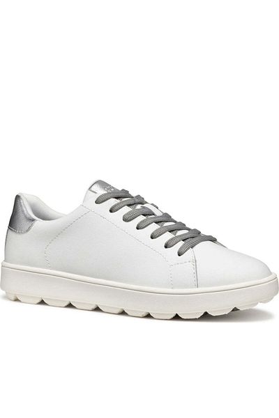 Geox Pantofi albi pentru femei
