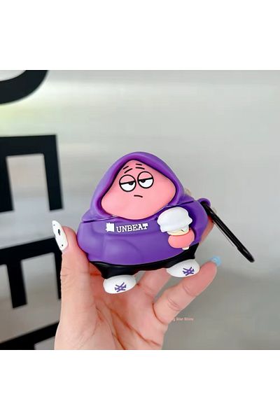Go Aksesuar حافظة واقية سميكة من السيليكون مع تصميم لعبة متوافق مع الجيل الرابع من Airpods