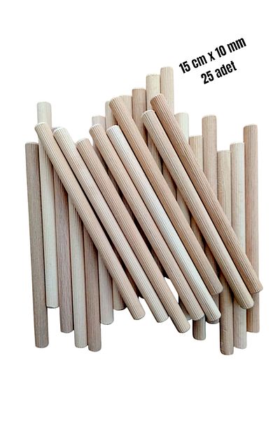 değerli hobi Smooth Baked Beech 10 mm Wood Mixer Kavale Bar with Darkness (Kavela)