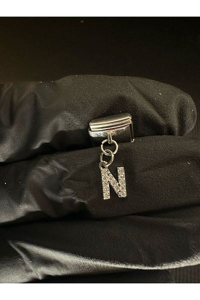 Mutenaura Stainless Steel Nomination Charm/ Letters