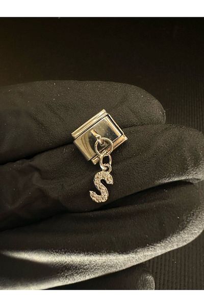 Mutenaura Stainless Steel Nomination Charm/ Letters