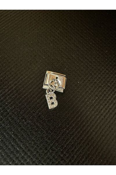 Mutenaura Stainless Steel Nomination Charm/ Letters